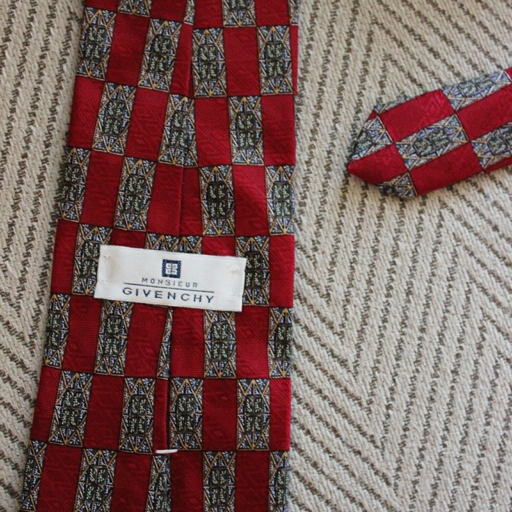 Givenchy Tie Red - image 3